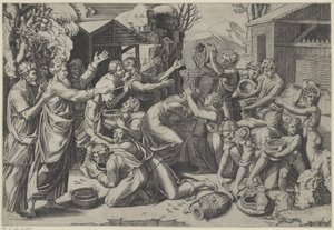 man toplama by Agostino Veneziano