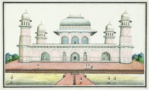 Agra yakınlarındaki Itimad-Ud-Daula Mezarı, 1830