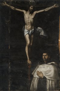 Haçlı Aziz John ile çarmıha gerildi by Agustín del Castillo