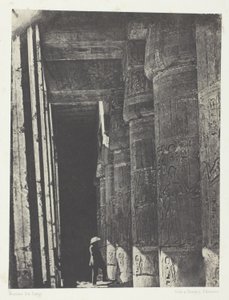 Medinet-Habou, Ramses-Méiamoun Sarayı Galerisi; Teb by Aimé Rochas