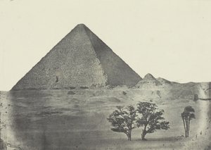Keops Piramidi, Orta Mısır, 184951, 1852 basılmış. by Aimé Rochas