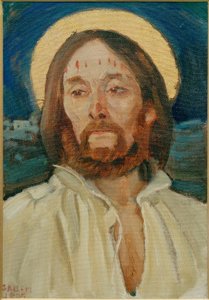 Christuskopf by Akseli Valdemar Gallen Kallela