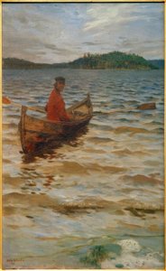 kürekçi by Akseli Valdemar Gallen-Kallela