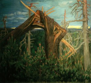 kırık çene by Akseli Valdemar Gallen-Kallela
