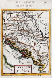 Macaristan ve Balkanlar Haritası 1683