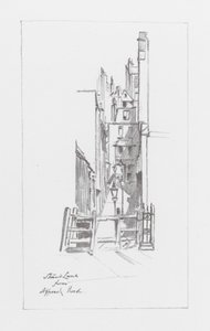 Londra şeritleri: Strand Lane (lito)