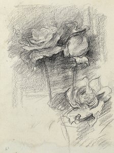 Vazodaki güllerden natürmort, 1890 dolayları by Albert de Belleroche