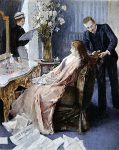 evde kuaförlük seansı by Albert (after) Lynch