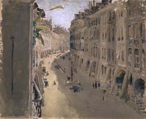 Gerechtigkeitsgasse, Bern, 1880-90 dolayları by Albert Anker