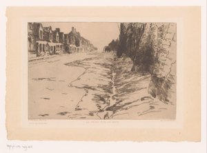 Cityscape La Grand' Rue, le matin (nesne üzerindeki başlık) The Grote Straat - Nieuwpoort