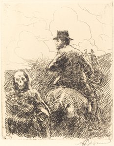 Tehlike Geçti (Tehlike geçişi) by Albert Besnard