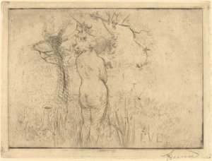 Elma Ağacından Önce Havva by Albert Besnard