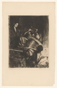 Kadın doğum by Albert Besnard