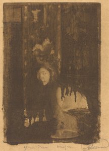 Vazolu Kadın (La femme au vazo) by Albert Besnard