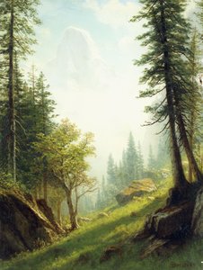Bern Alpleri arasında, by Albert Bierstadt