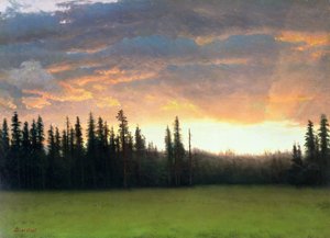 Kaliforniya Gün Batımı by Albert Bierstadt