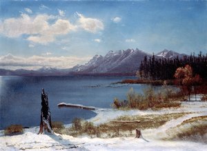 Tahoe Gölü by Albert Bierstadt