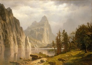 Merced Nehri, Yosemite Vadisi by Albert Bierstadt