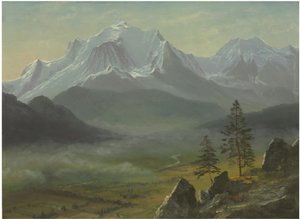 mont Blanc by Albert Bierstadt