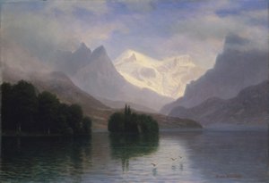 Dağ Manzarası by Albert Bierstadt