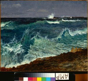 Deniz manzarası by Albert Bierstadt