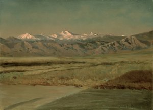 Grand Tetons, Wyoming by Albert Bierstadt