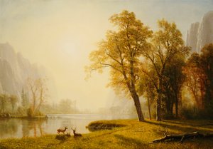 Yosemite Vadisi by Albert Bierstadt