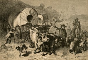 Batı Ülkesine Göç, 1877. by Albert Bobbett