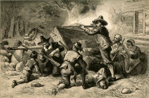 Kızılderililere Karşı Kendilerini Savunan Virjinyalılar, 1877.