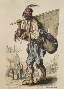 Adrien Lavieille (1818-62) tarafından oyulmuş Jacques Callot