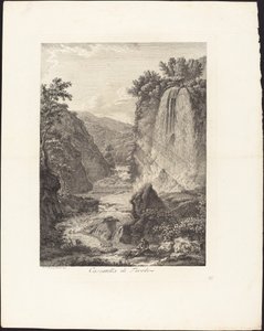 Tivoli Şelalesi by Albert Christoph Dies