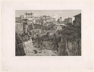 Uzakta Vesta Tapınağı ile Tivoli