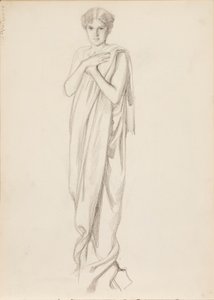 Alcestis rolünde Aino Ackté, eskiz