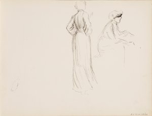 Personel taslakları by Albert Edelfelt