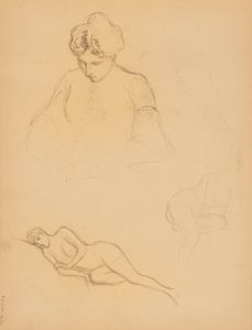 Personel taslakları by Albert Edelfelt