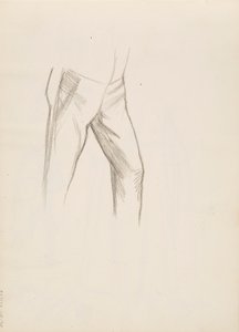 Erkek alt gövdesi by Albert Edelfelt