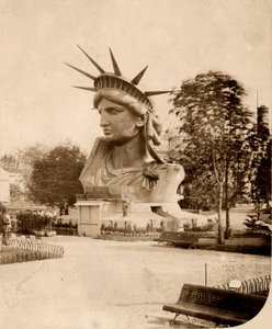 Özgürlük Heykeli Başkanı 1883 Paris'te sergileniyor