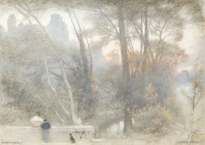 Korfe Kalesi by Albert Goodwin