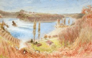 Ren Nehri Şelaleleri by Albert Goodwin