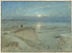 Galley Hill, Kaybolan Kıyı Şeridi, Bexhill by Albert Goodwin