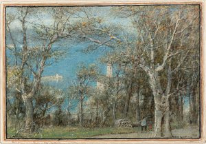 Maggiore Gölü by Albert Goodwin