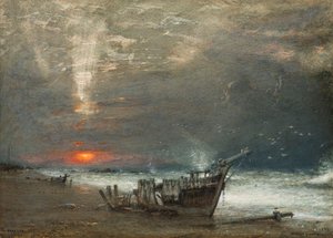 Günün Sonu by Albert Goodwin