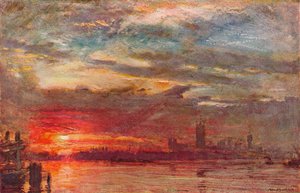 Westminster Gün Batımı, 1900