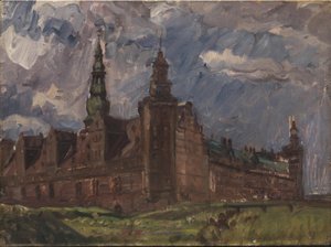 güneydoğudan görülen Kronborg by Albert Gottschalk