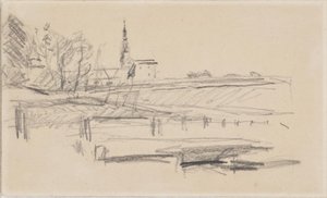 batıdan görülen Kronborg by Albert Gottschalk