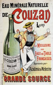 Couzan maden suyu için reklam - Albert Guillaume (1873-1942), v.1895 by Albert Guillaume