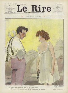 İşe alımlar. Le Rire için İllüstrasyon by Albert Guillaume