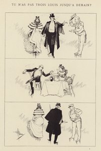 Yarına kadar üç Louis'in yok by Albert Guillaume
