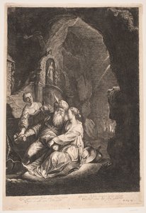 Loth ve kızları by Albert Haelwegh