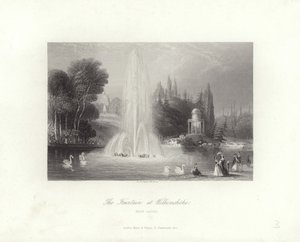 Wilhelmshohe'deki Çeşme by Albert Henry Payne